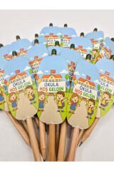 OKULUNA HOŞGELDİN SINIFINA HOŞ GELDİN HEDİYESİ KURŞUN TOHUMLU KALEM