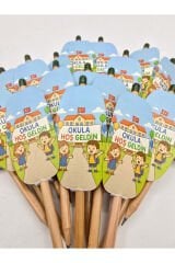 OKULUNA HOŞGELDİN SINIFINA HOŞ GELDİN HEDİYESİ KURŞUN TOHUMLU KALEM