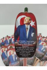 KİŞİYE ÖZEL 29 EKİM 10 KASIM 23 NİSAN KARNE OKUMA BAYRAMI HEDİYESİ KURŞUN TOHUMLU KALEM