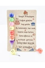 Kişiye Özel Doğum Günü Arkadaş Hediyesi Emoji Yumurtlayan Renkli Emojili Kalem