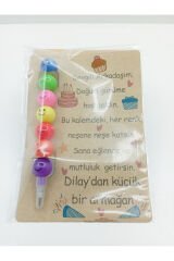 Kişiye Özel Doğum Günü Arkadaş Hediyesi Emoji Yumurtlayan Renkli Emojili Kalem