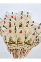 KİŞİYE ÖZEL KUR'AN-I KERİM HATİM HEDİYESİ 1 ADET SÜSLENMİŞ TOHUMLU KALEM