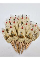 KİŞİYE ÖZEL KUR'AN-I KERİM HATİM HEDİYESİ 1 ADET SÜSLENMİŞ TOHUMLU KALEM