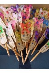 Kişiye Özel Karne, Okuluna, Sınıfına Hoşgeldin Hediyesi Tohumlu Kalem