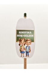 Sınıfına Hoş Geldin Tohumlu Baskılı Sınıfına Hoşgeldin Hediyesi Kurşun Kalem