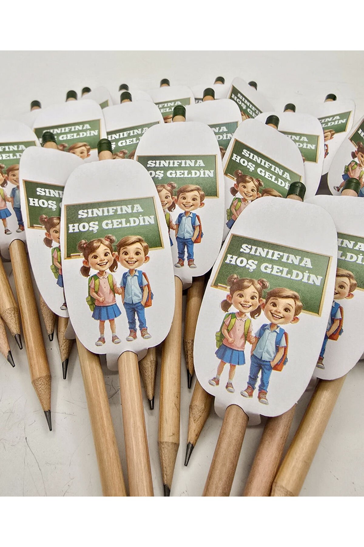 Sınıfına Hoş Geldin Tohumlu Baskılı Sınıfına Hoşgeldin Hediyesi Kurşun Kalem