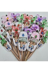 KİŞİYE ÖZEL SINIFINA HOŞ GELDİN HEDİYESİ SÜSLENMİŞ TOHUMLU KALEM