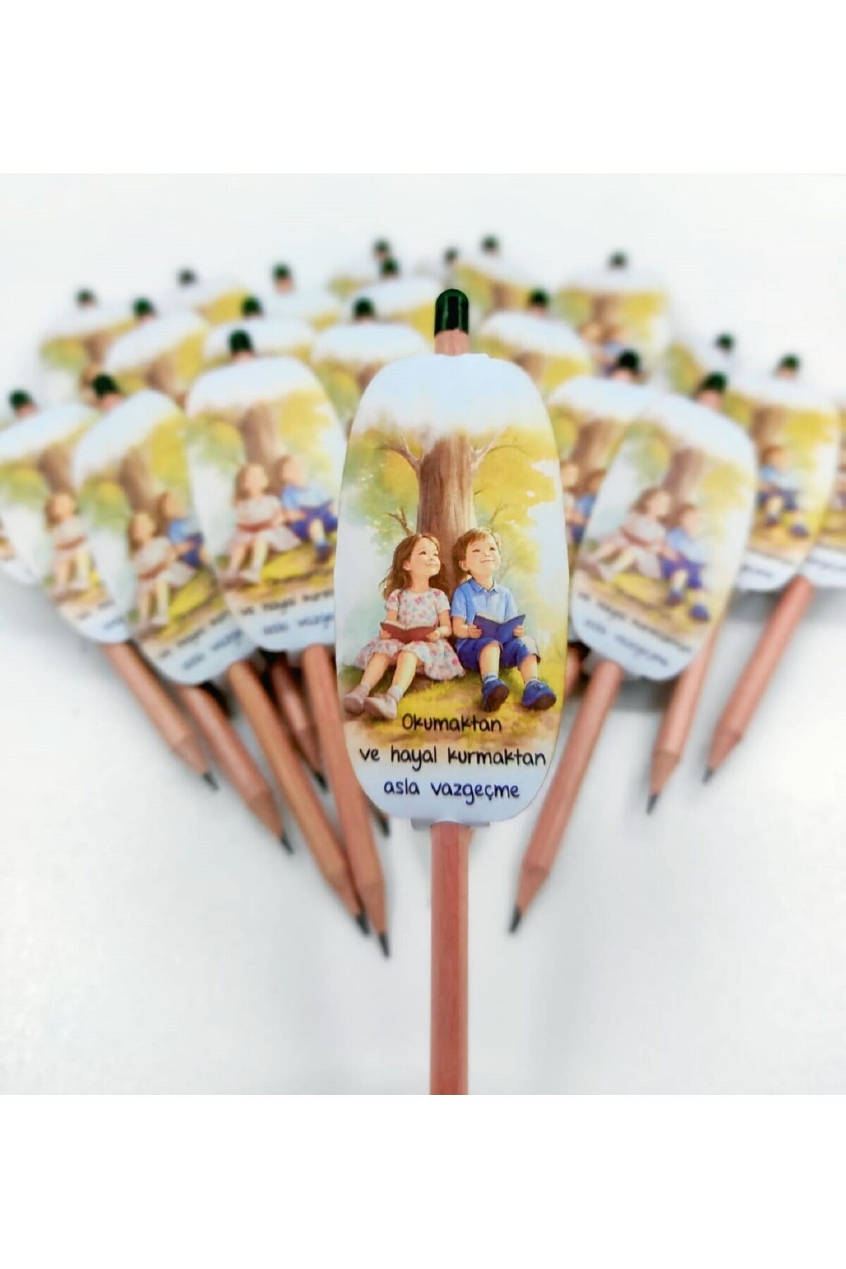 KİŞİYE ÖZEL OKUMA BAYRAMI ÖĞRENCİ HEDİYESİ KURŞUN TOHUMLU KALEM