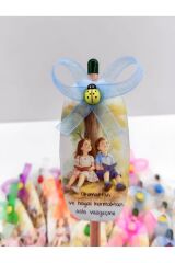 KİŞİYE ÖZEL OKUMA BAYRAMI ÖĞRENCİ HEDİYESİ SÜSLENMİŞ KURŞUN TOHUMLU KALEM