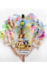 KİŞİYE ÖZEL OKUMA BAYRAMI ÖĞRENCİ HEDİYESİ SÜSLENMİŞ KURŞUN TOHUMLU KALEM