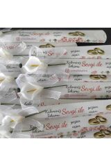 KİŞİYE ÖZEL NİŞAN HEDİYESİ TOHUMLU KALEM